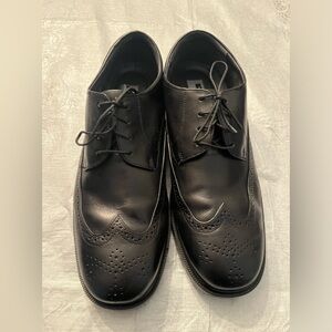 Florsheim Men’s Size  12 Black Leather Dress Shoe worn once